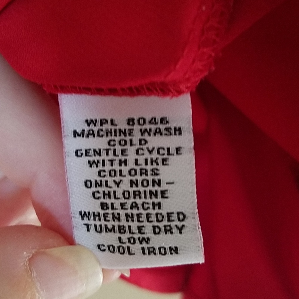Style & Co red blouse - Picture 6 of 6